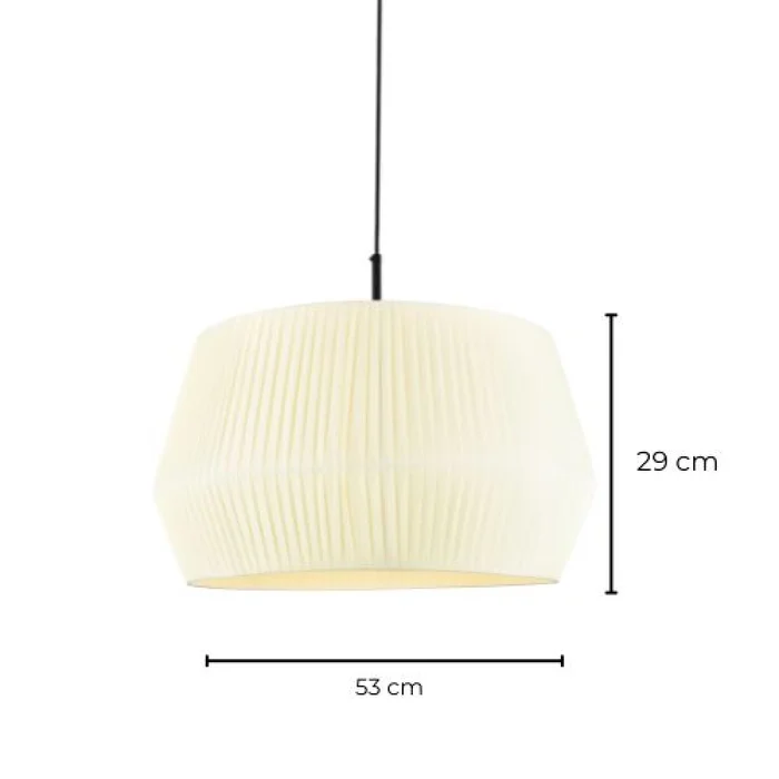 Luminaria Colgante Orbis Beige en Beige - Lámparas colgantes, Uruguay | Serlux, vista 5
