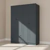 Placard 4 Puertas Mdf Gris Americano Plus en Gris - Roperos y placares, Uruguay | Divino, vista 1 de 3