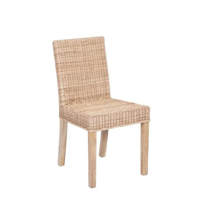 Silla De Comedor Madera Natural-beige Mango en Madera natural - Sillas, Uruguay | Divino, vista 2