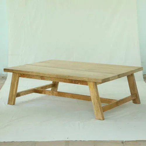 M161 Mesa ratona en Madera natural - Mesas de living, Uruguay | Victoriana
