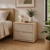 Mesa de Luz Concept - 2 Cajones - Hanover y Fendi en Marrón - Mesas de luz, Uruguay | NYR, vista 1 de 3