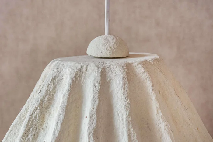 LAMPARA DE TECHO ZIA - PAPEL MACHE en Beige - Lámparas colgantes, Uruguay | La Iberica, vista 9