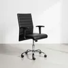 Asiento De Oficina Pu-y-metal Negro Hy-537 en Negro - Escritorios y sillas de escritorio, Uruguay | Divino, vista 1 de 8