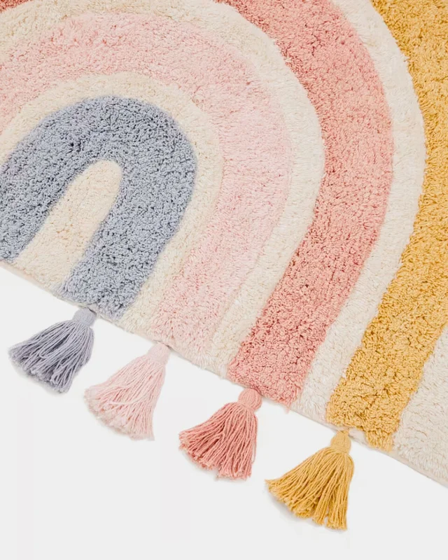 Alfombra Tadea algodón arcoíris multicolor 90 x 150 cm en Multicolor - Alfombras, Uruguay | Kavehome, vista 3