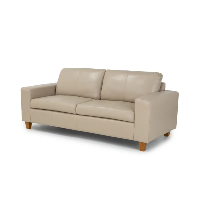 Sofá Royale - Cuero Básico - 3 cuerpos - 519 (Beige) en Beige - Sillones y sofás, Uruguay | NYR