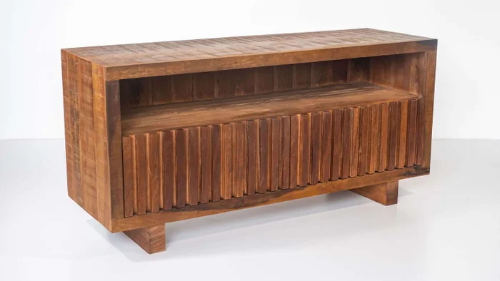 RACK RECIFE 1,25mt en Marrón - Muebles para TV, Uruguay | Fundamento Muebles, vista 2