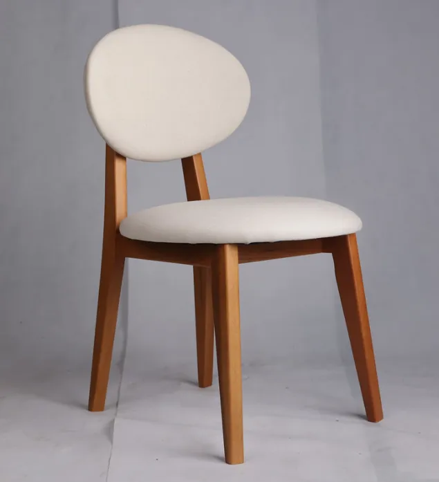 Silla Doroti en Lino Beige - T1946 / Miel - Sillas, Uruguay | Casa Brava