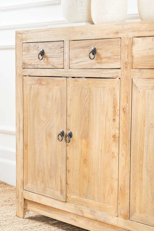 APARADOR DE OLMO MACIZO - 1.50 MTS en Madera natural - Bibliotecas, Uruguay | La Iberica, vista 21
