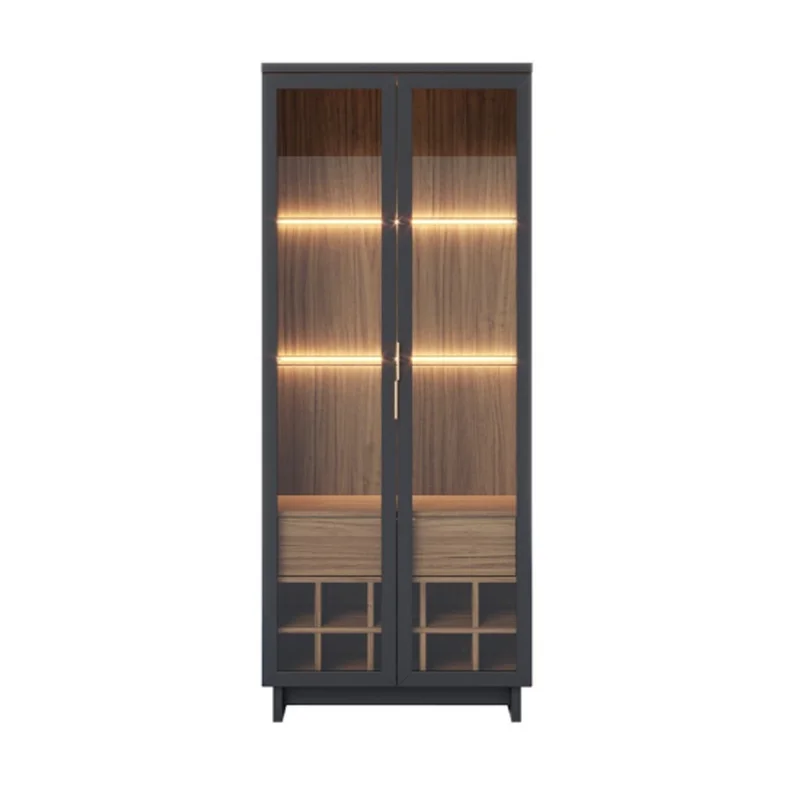 Cristalero Aparador Bar Modular 2 Puertas Vidrio Luz Led - Mesas de comedor, Uruguay | Soy Hogar, vista 7