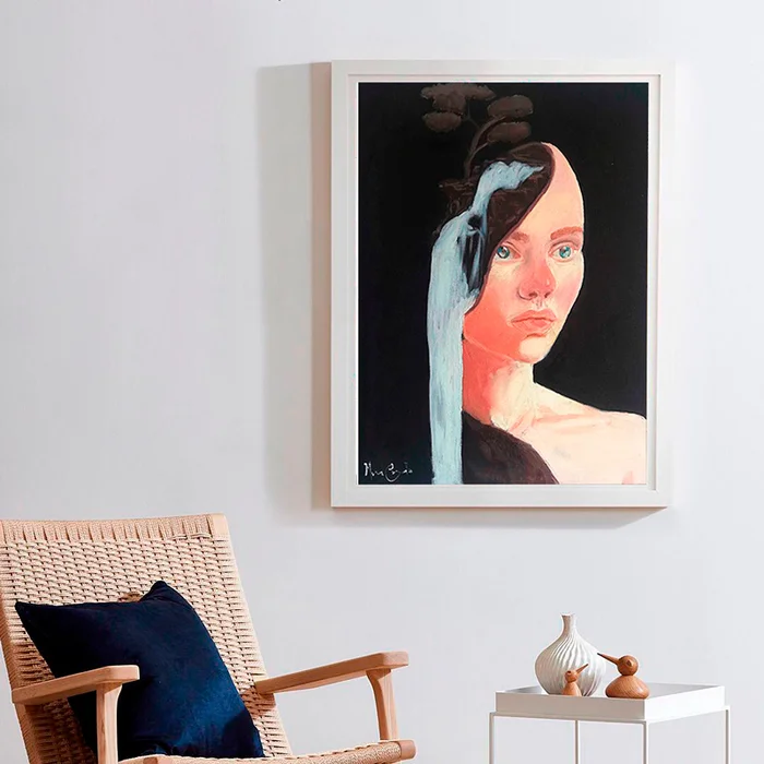 Torrente, oleo sobre lienzo 40x50cm en Multicolor - Decoración de pared, Uruguay | Alta Gracia Deco, vista 2