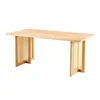 Mesa De Comedor Rattan-y-madera Natural-beige Brisa en Madera natural - Mesas de comedor, Uruguay | Divino, vista 3 de 6