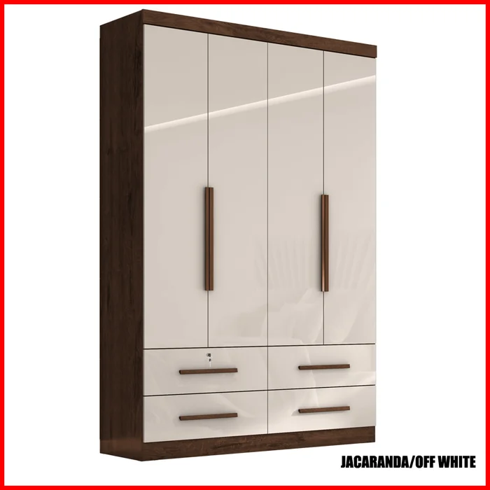 Placard 4 puertas – Maximus 10220404 - Roperos y placares, Uruguay | Punto Unión