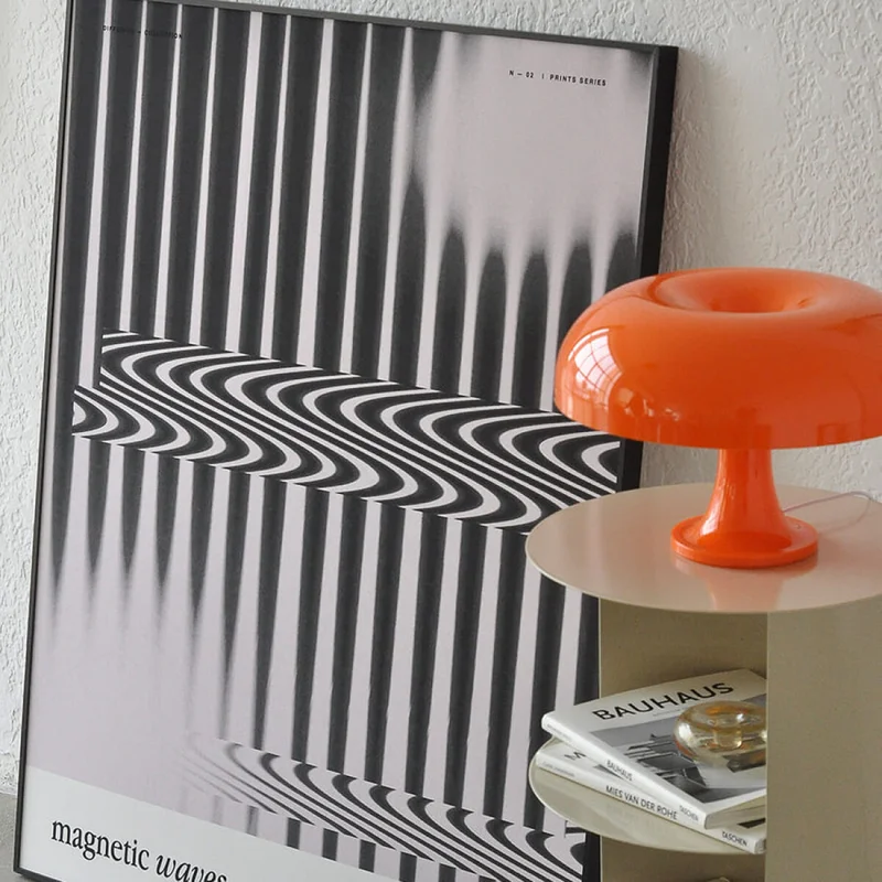 Lampara de mesa retro Mushroom - naranja - Lámparas de mesa, Uruguay | Buho Store, vista 3
