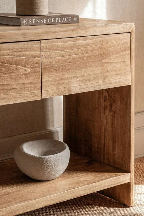 CONSOLA AURORA - ALAMO en Madera natural - Bibliotecas, Uruguay | La Iberica, vista 4