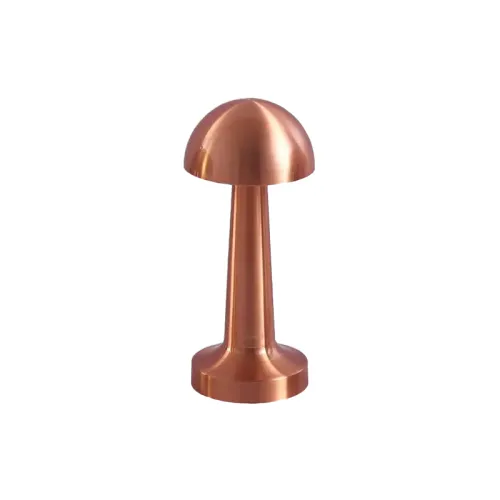 Lámpara de Mesa Samoa Portátil Recargable Red Bronze en Rosa - Lámparas de mesa, Uruguay | Unilux