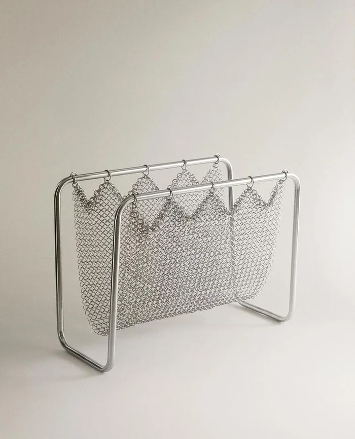 REVISTERO METAL REJILLA en Plateado - Aparadores y recibidores, Uruguay | Zara Home, vista 2