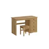 Escritorio 4 Cajones - Linea Mexicana - Natural en Madera natural - Escritorios y sillas de escritorio, Uruguay | Rústico Hogar, vista 2 de 2