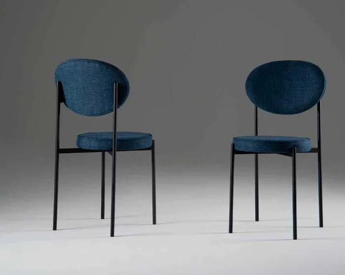 Silla Elza en Flame gelo / acero inox. Negro - Sillas, Uruguay | Casa Brava