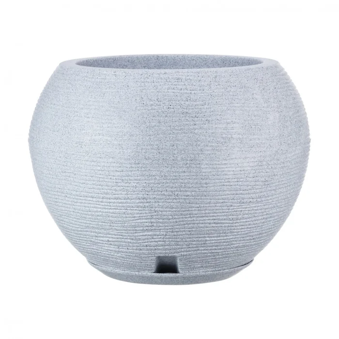 MACETA 32X32CM FLORENCA SISAL EFECTO PIEDRA GRIS en Gris - Macetas, Uruguay | Decohogar, vista 2