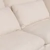 Sofá C/chaise Y Fundas Desmontables 3 Cuerpos Tela-premium Natural-beige Moma Natural en Madera natural - Sillones y sofás, Uruguay | Divino, vista 5 de 9