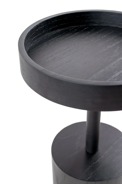 MESA LATERAL STAR M CINAMOMO NEGRA 35X35X55H CM, Uruguay | Vinibel, vista 3