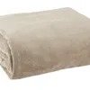 Manta DRAGEHODE fleece 140x200 topo en Marrón claro - Textiles, Uruguay | JYSK, vista 1 de 4