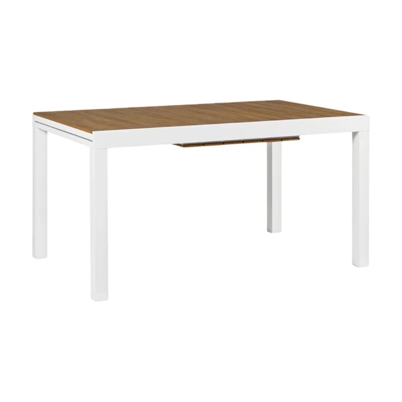 Mesa de jardin extensible Osaka - Blanca en Blanco - Muebles para el exterior, Uruguay | La Cueva Muebles, vista 3