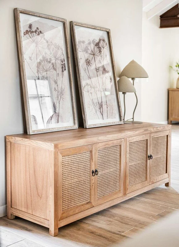 APARADOR BAJO - RACK OLMO NATURAL - 2.10 MTS en Madera natural - Muebles para TV, Uruguay | La Iberica, vista 11