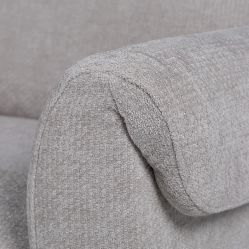 Sofá Matteo - Tela Microfibra - 3 cuerpos - 315-15 (Greige) en Beige - Sillones y sofás, Uruguay | Nyr, vista 4