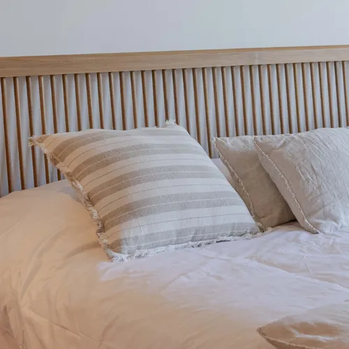 ALMOHADON LINO NATURAL en Beige - Textiles, Uruguay | Masinfinito Casa