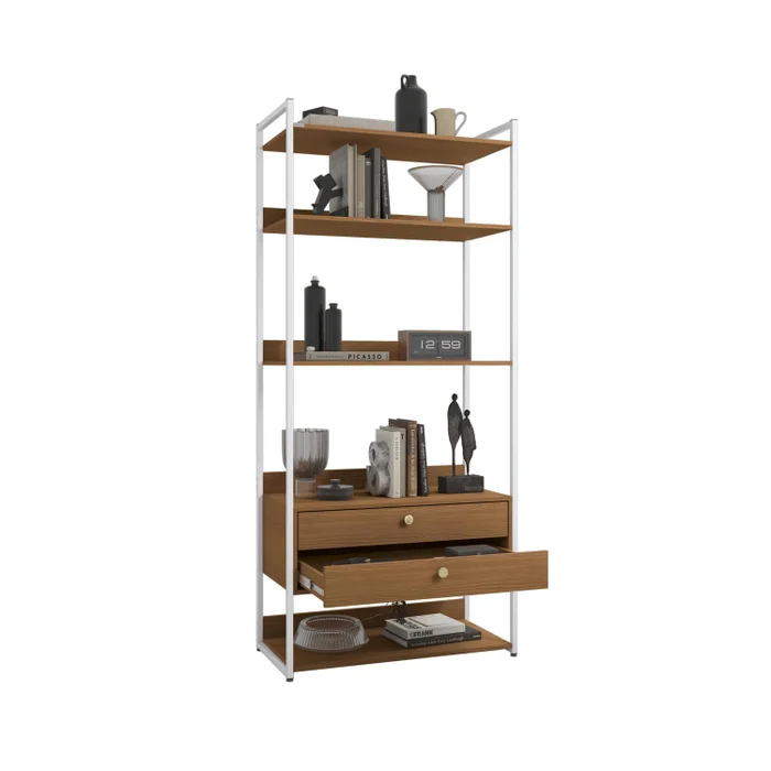 Closet Abierto Modular P49 - Linea Industrial en Madera natural - Roperos y placares, Uruguay | Balton, vista 9