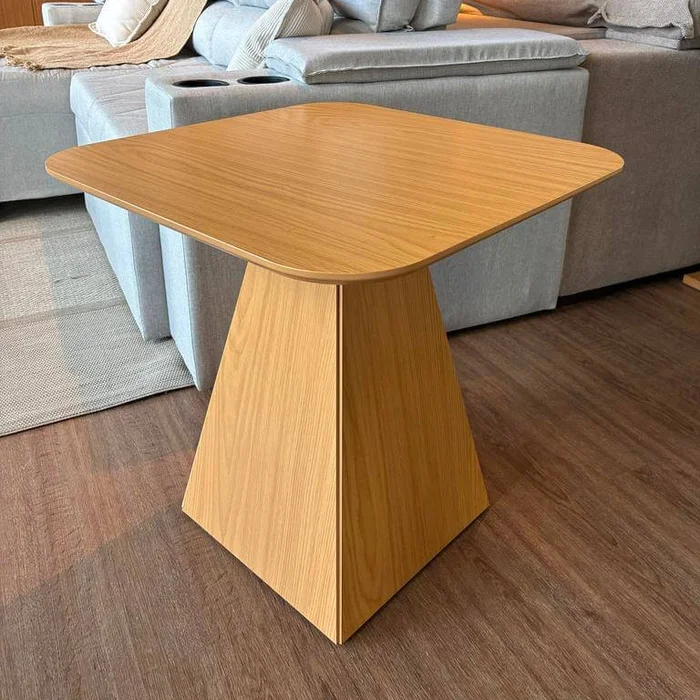 Mesa Lateral Agustina 60cm 100% MDF en Madera natural - Mesas de living, Uruguay | Balton, vista 4