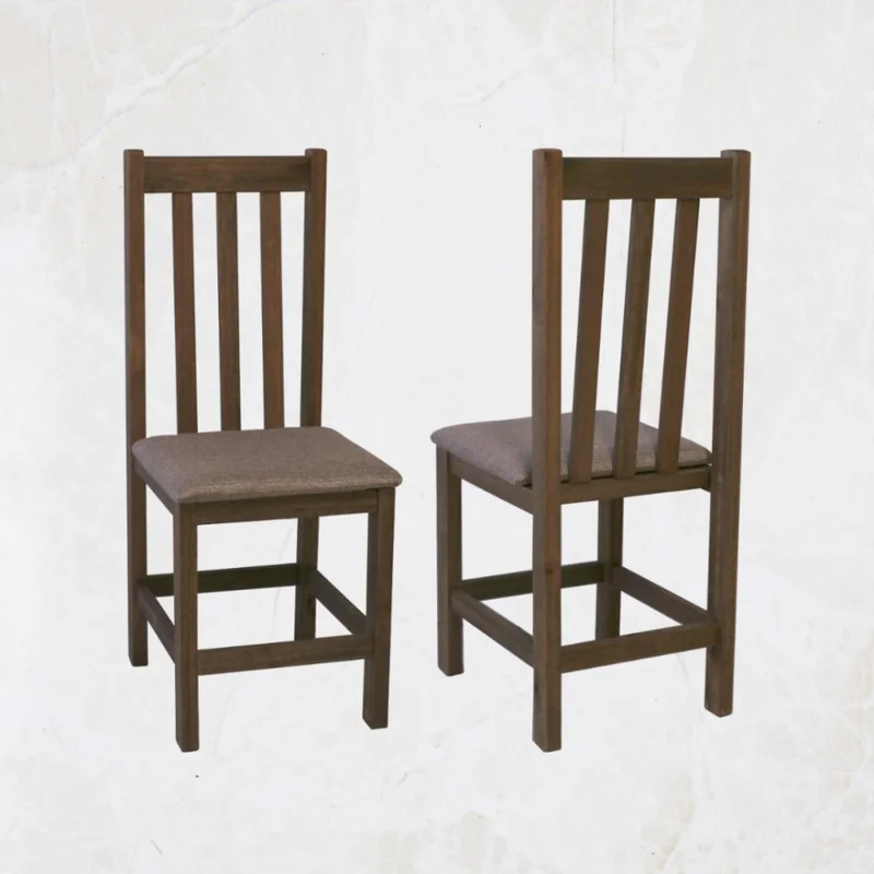 MH- SILLA DE COMEDOR ITALIA EN MADERA EUCALIPTO en Marrón - Sillas, Uruguay | Alfa Ventas, vista 3