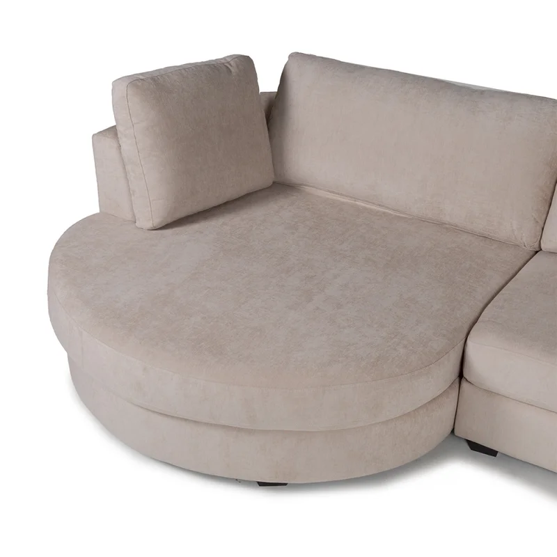 Rinconera Lotus - Tela Microfibra - Chaise Izquierdo - 12072 (Beige) en Beige - Sillones y sofás, Uruguay | Nyr, vista 5
