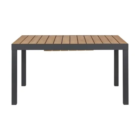 Mesa de jardin extensible Osaka - Negra en Negro - Muebles para el exterior, Uruguay | La Cueva Muebles, vista 9