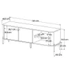 Rack 140CM - Linea Tucupi - Muebles para TV, Uruguay | Balton, vista 3 de 5