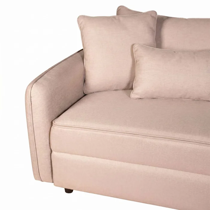 Sofá Cama Tela Natural-beige Arizona Beige en Beige - Sillones y sofás, Uruguay | Divino, vista 6