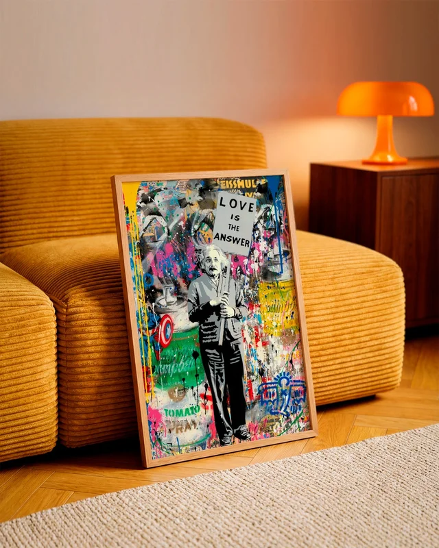 Banksy Grafitti N.05 en Multicolor - Láminas, Uruguay | La Cuadrería, vista 3