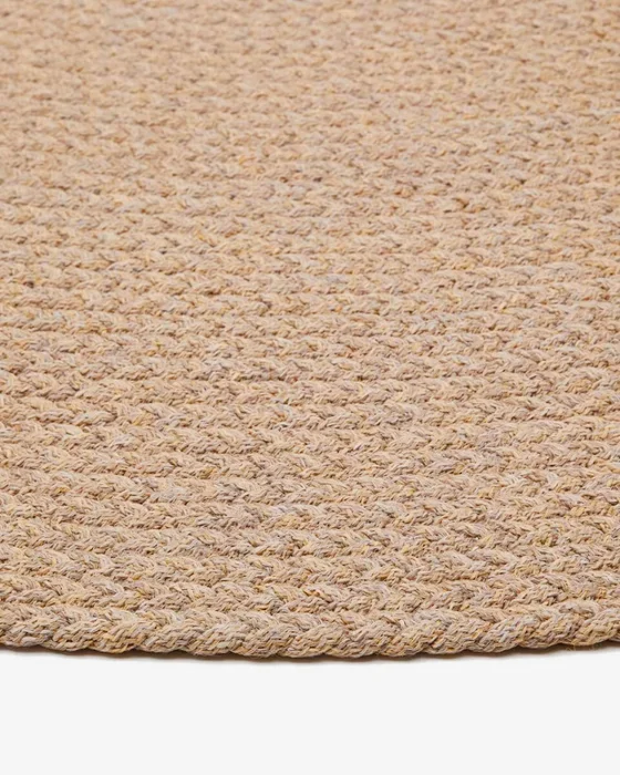 Alfombra Despas en fibras sintéticas beige Ø150 cm - beige Ø150 cm en Beige - Muebles para el exterior, Uruguay | Kavehome, vista 4