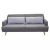 SOFA CAMA NORDICO - EASY CLEAN GRIS - ALMOHADONES TRAMADOS GRIS - PATAS MADERA CLARA en Gris - Sillones y sofás, Uruguay | Champagne Home, vista 1 de 5