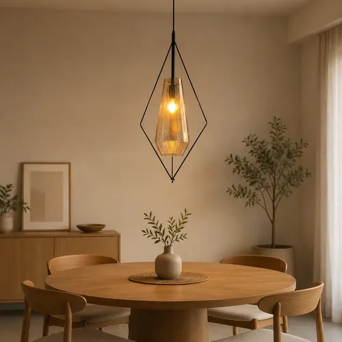 C264 en Dorado - Lámparas colgantes, Uruguay | Unik