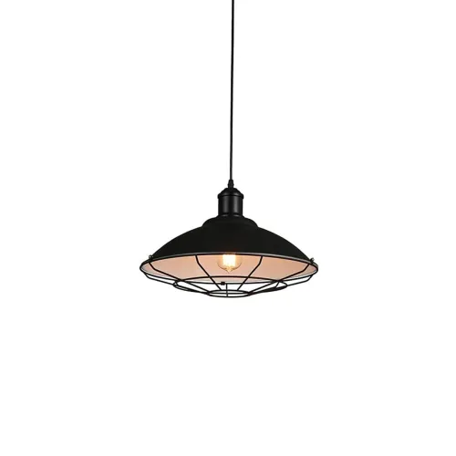 Luminaria Colgante Denver Negra ø 38 cm en Blanco - Lámparas colgantes, Uruguay | Serlux