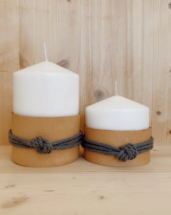 Velones náuticos gris en Blanco - Velas y Portavelas, Uruguay | Dreams On Time