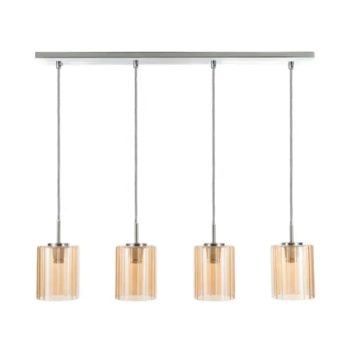 Lámpara De Techo Metal-y-vidrio Natural-beige Lp95685 en Amarillo - Lámparas colgantes, Uruguay | Divino