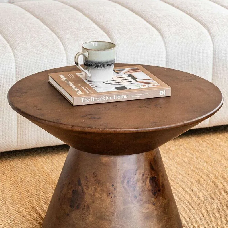 MESA ROOT - 60 X 42 CMS en Marrón - Mesas de living, Uruguay | La Iberica