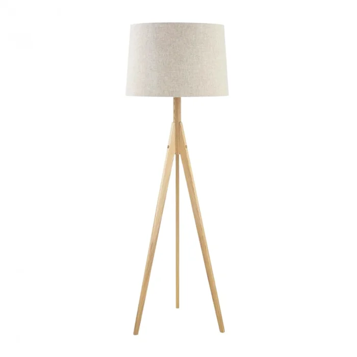 Lampara de pie Ribe - Estilo Nórdico en Beige - Lámparas de pie, Uruguay | Rústico Hogar