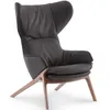 P22 Wingback Chair en Gris - Butacas, banquetas y puffs, Uruguay | Mad for Modern, vista 3 de 3