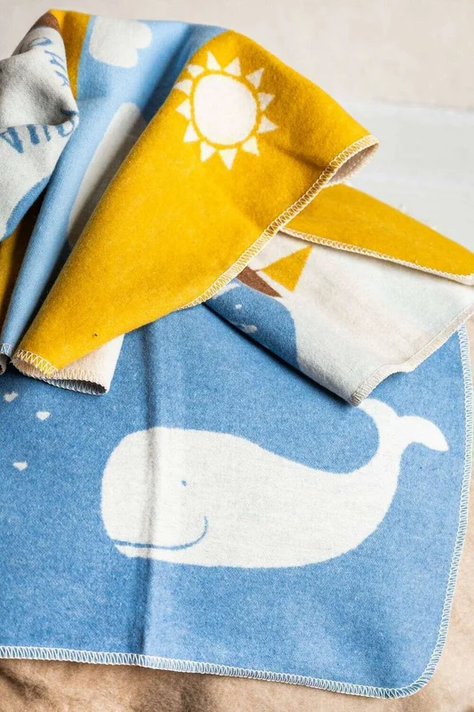 MANTA AUSTRIACA KIDS - BALLENA BLUE en Azul - Textiles, Uruguay | La Iberica, vista 3