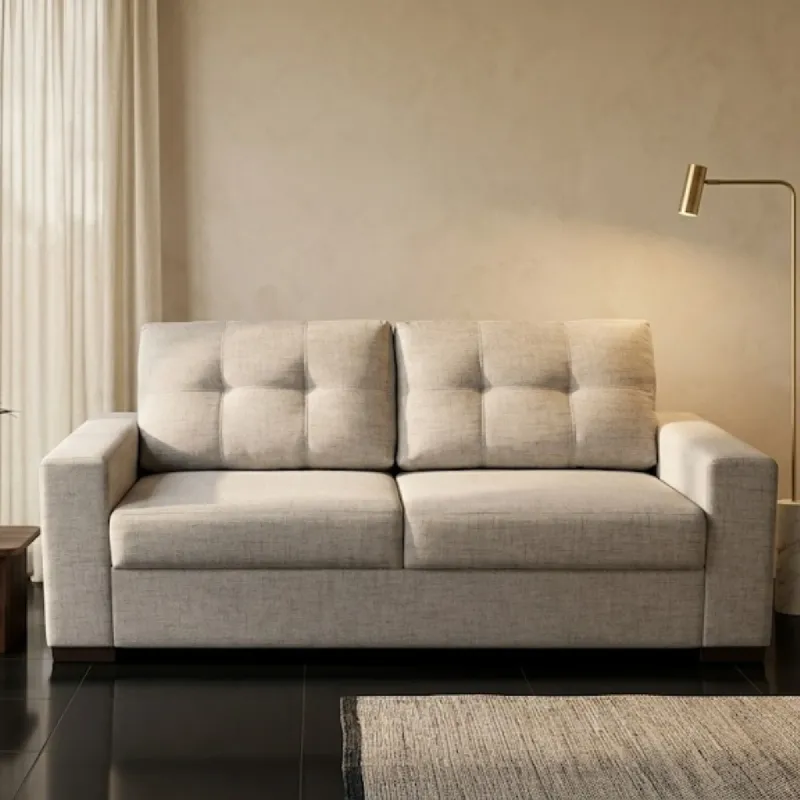 Sofá Montevideo 2.00m - Sillón Montevideo 2.00m Beige moteado — Urumobil en Beige - Sillones y sofás, Uruguay | Urumobil