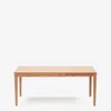 Mesa extensible Yain de chapa y madera maciza de roble - 120 (180) x 80 cm en Madera natural - Mesas de comedor, Uruguay | Kavehome, vista 9 de 10